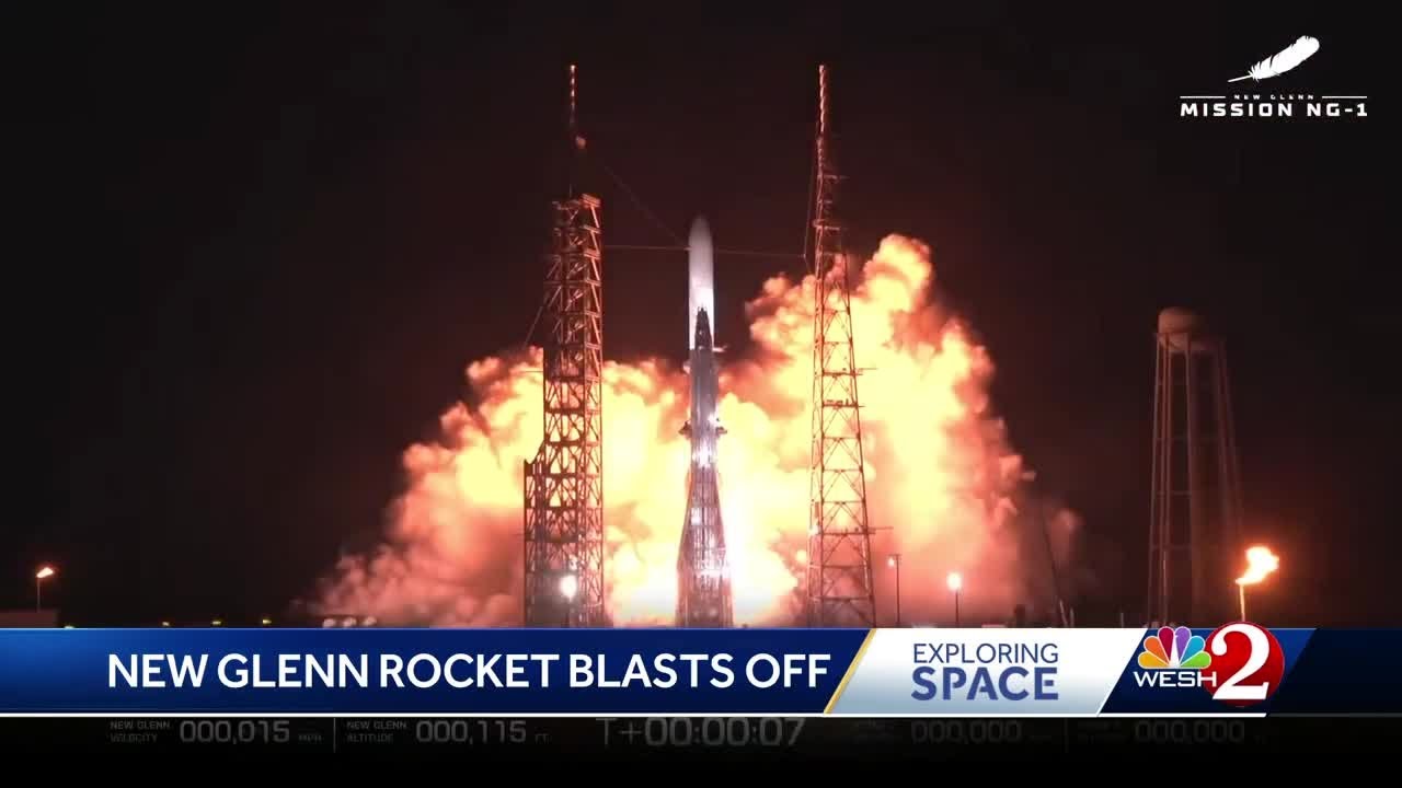 Blue Origin 'thrilled' with inaugural New Glenn launch despite fail at ...