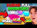 FUSING MY ENTIRE INVENTORY INTO THESE PETS...😲*INSANE LUCK!!* IN PET SIMULATOR X