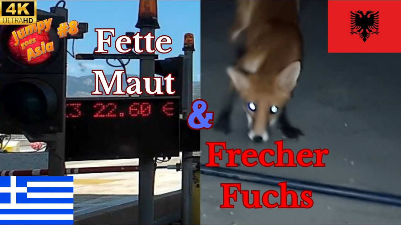 JgA#8 | FETTE MAUT in Griechenland | in Albanien von Fuchs leicht GEBISSEN #travel #family #roadtrip