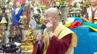 蓮生活佛盧勝彦2010年佛駕 : 法音雷藏寺  法語開示 (1/4) 20100510