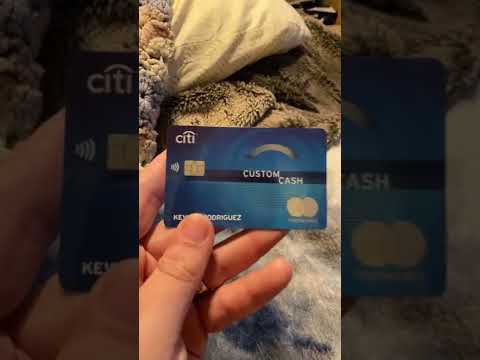 My Shiny New Citi Custom Cash Card! ?