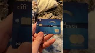 My Shiny New Citi Custom Cash Card! 💳