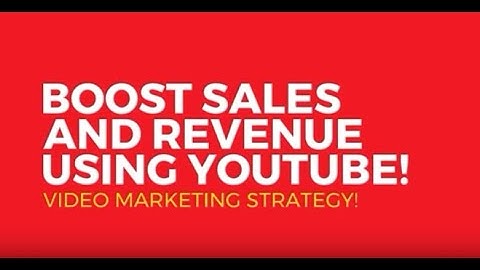 How To Attract More Leads While Instantly Boosting Sales & Revenue With Youtube Video Marketing!