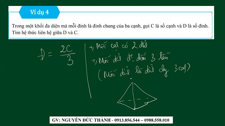 Khối lập phương là khối đa diện đều loại gì năm 2024