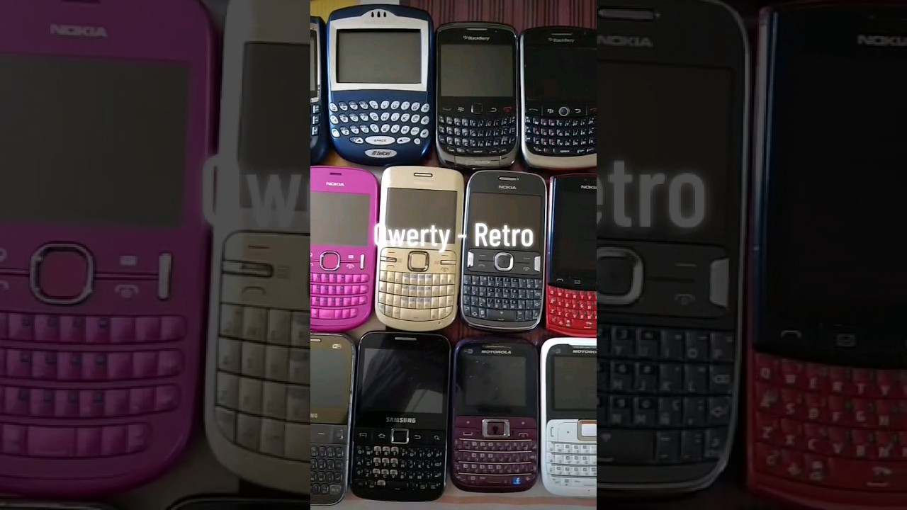 ¿Quién fabricó el mejor celular retro de barra con teclado Qwerty? ✨¡Suscríbete!✨🌠 
