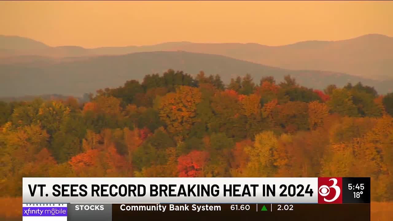 Vt. sees record-breaking heat in 2024 - YouTube