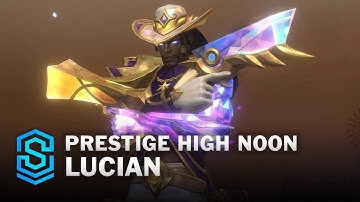 Prestige High Noon Lucian Wild Rift Skin Spotlight