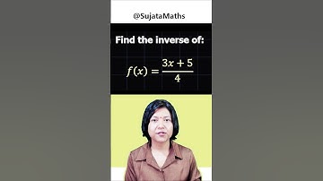 Find the Inverse Function in 60 Seconds! #shorts