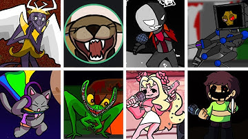 Polygonized but Every Turn a Different Character Sings (FNF Polygonized but Everyone Sings It)