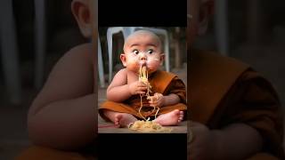 choti jehi zindagi so cute little monk trendingshorts viralvideo whatsappstatus youtubeshorts