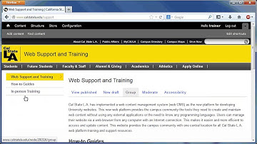 Cal State LA Web Platform: Finding Content