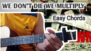 187 Mobstaz - WE DONT DIE WE MULTIPLY (WDDWM) Easy Guitar Chords