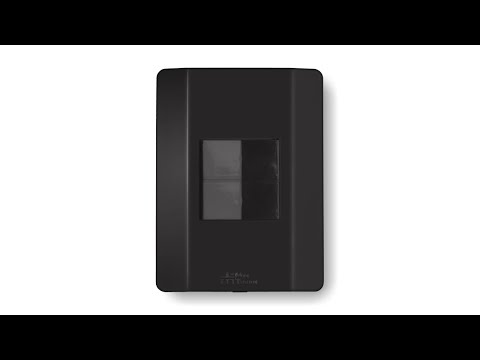 2 Interruptores Simples 10A/250Vca Engate Rápido com placa Rapid Preta (85013)
