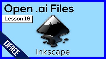 Inkscape Lesson 19 - Edit Adobe Illustrator .ai files in Inkscape