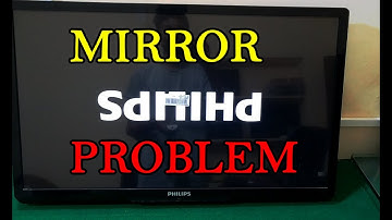 PHILIPS 32 INCHES  LED TV AFTER REPLACE PANEL MIRROR PROBLEM COME HINDI TUTORIAL