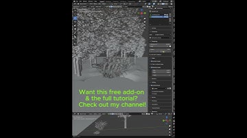FREE Scatter Tool! #blenderfreeaddon