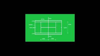 Dimensions Of Tennis Court