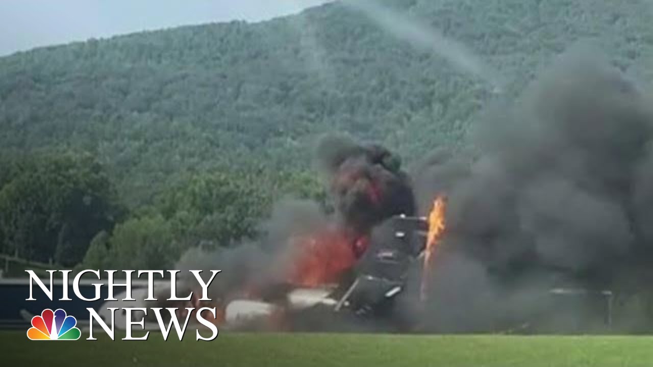 Dale Earnhardt Jr. And Family Survive Plane Crash At Tennessee Airport | NBC Nightly News