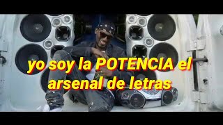 La potencia el arsenal de letras  El radio letras