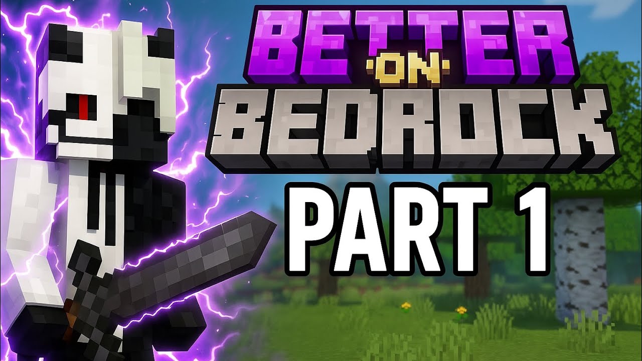 "Better on Bedrock Part 1 - Starting an EPIC Survival with Insane ...