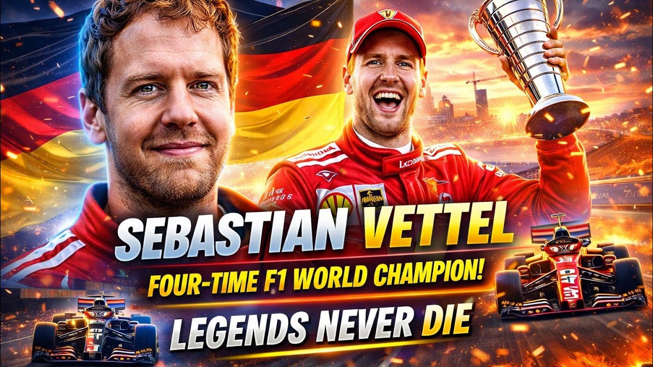 Sebastian Vettel – The Four-Time F1 World Champion | Racing Genius & True Legend | Legends Never Die