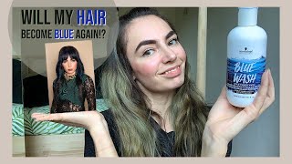 bestikke Mekaniker fantastisk BLUE DYE |Trying Schwarzkopf Bold Blue Shampoo | DOES IT WORK?! - YouTube