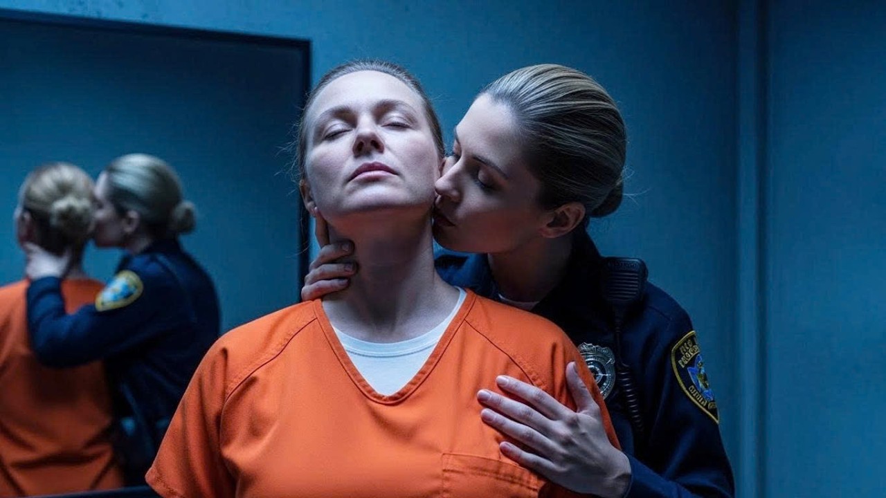 Lesbian love between a female guard and a female inmate in prison | Lesbian Love