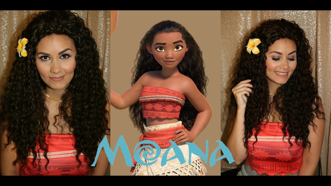 Disney MOANA Inspired Makeup Tutorial/Transformation -