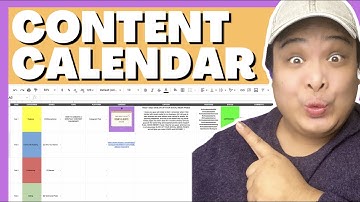 BASIC and EASY Social Media Content Calendar  + FREEBIE!