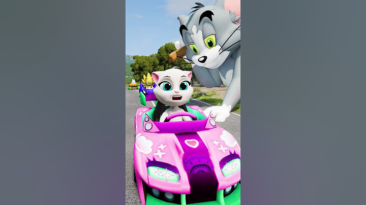 Funny Cars vs Crazy Cars vs Angry Tom from Tom and Jerry in BeamNG.drivet