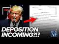 Trump RUNS SCARED as DEPOSITION TRAPS Him?!?!