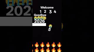 Goodbye 2025.Welcome to 2026.😭😭😭