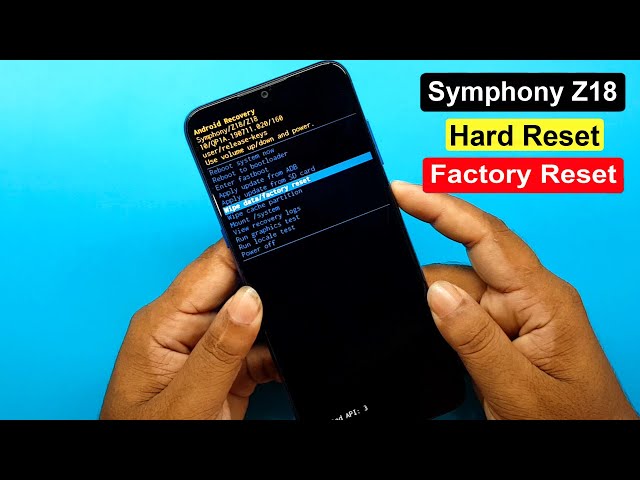 Symphony Z18 Hard Reset / Pattern Unlock / Factory Reset / Without