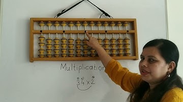 Multiplication on Abacus(Part -1)How to Multiply in Abacus