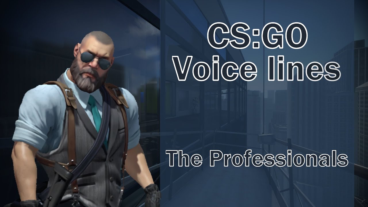CSGO Agent Voice Lines the Profressionals YouTube