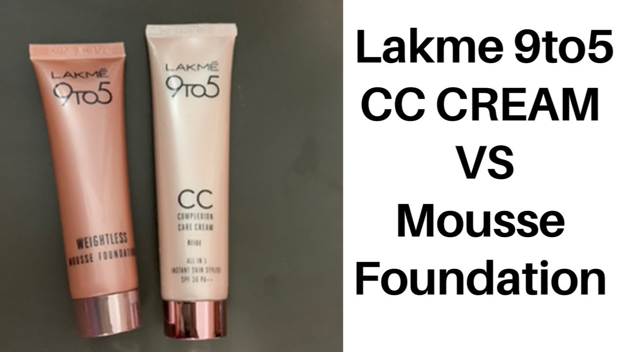 lakme cc mousse foundation