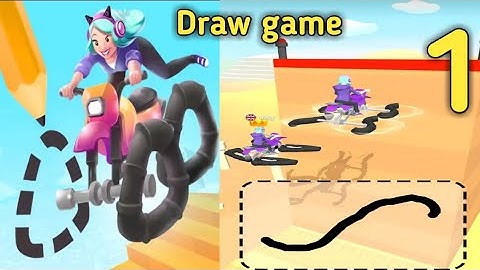 Scribble Rider level 1-10 Gameplay walkthrough Android game