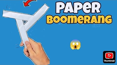 How to Make Paper Boomerang Its Really Comes Back 🤩#shorts #viral #viralvideo #art #papercraft 