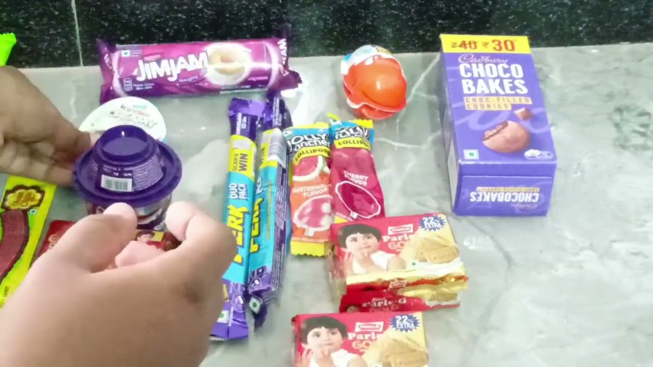 ASMR most popular candy 🍭 and chocolate cookies🍪