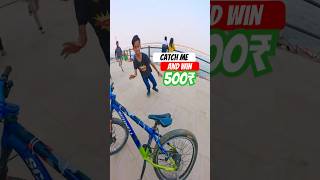 Funny chase challenge in Varanasi 😂 #funchallenge #funny #comedy #fun #parkour