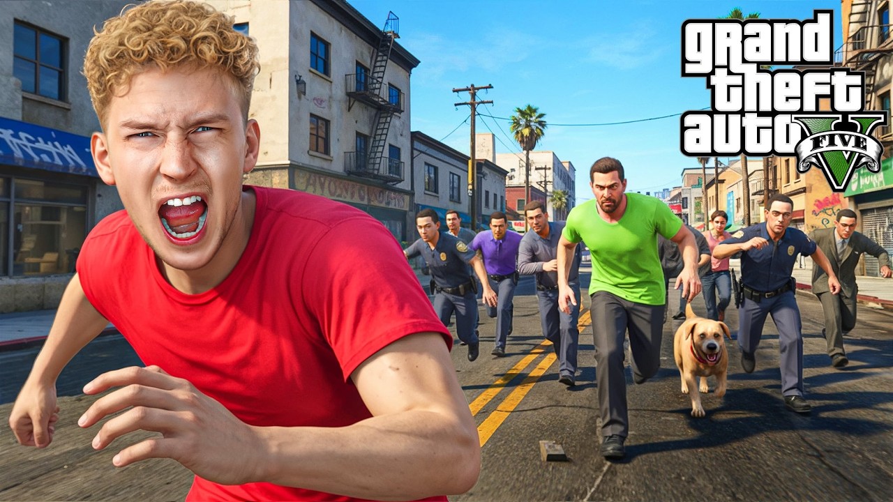 GTA V - PRZEZ CAŁĄ MAPE jako NPC ale WYDALEM 2000 ZŁ 🤑