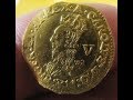 UK METAL DETECTING STUNNING CHARLES HAMMERED  GOLD CROWN