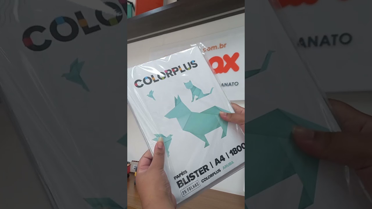 Capa do vídeo Conheça a linha Papel Colorplus da Marpax! ✨️