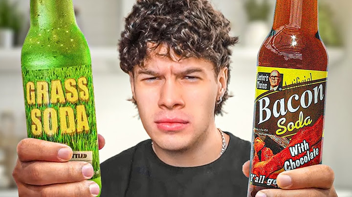 Probé las SODAS Más ASQUEROSAS del MUNDO