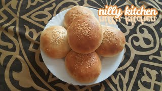 خبز البرجر بطريقه سهله (عيش الكيزر) Homemade Hamburger Buns - Classic & Big Mac