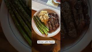 Dinner with Hawk