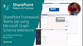 Community demo - SharePoint Framework Teams tab using Microsoft Graph Schema extensions