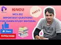 MCS-202 Part-2 Important Questions/Study Material  || PGDCA_NEW || IGNOU || Dalaltechnologies