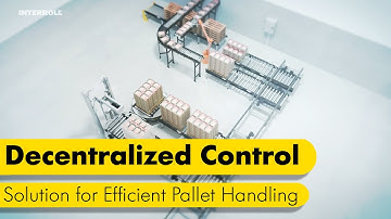 Decentralized Control Solution for Efficient Pallet Handling