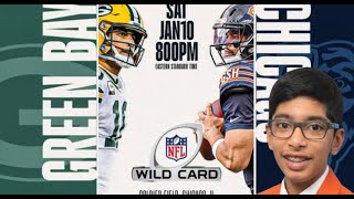 Maurya's Bears vs Packers Predictions | Wild Card Round